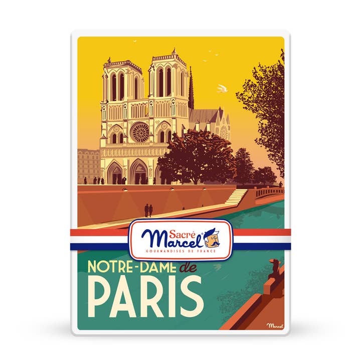 Sacré Marcel - Wholesale Cookie - Metal Box “Notre Dame De Paris” | Macaron Biscuits4