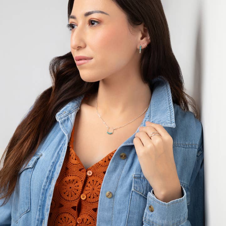 Forai - Vente Colliers à pendentif - Collier Moab Western Horseshoe en argent sterling3