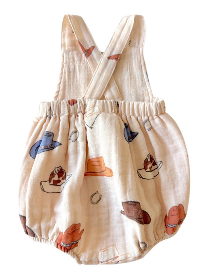 SIIX Collection - Wholesale Bodysuit (Non-Footed) - Baby - Western / Muslin Retro Sunsuit