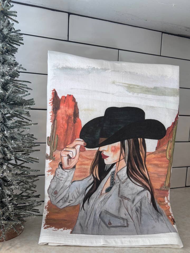 Tea Towel - Valley Girl for wholesale by DOLLY ESTELLE