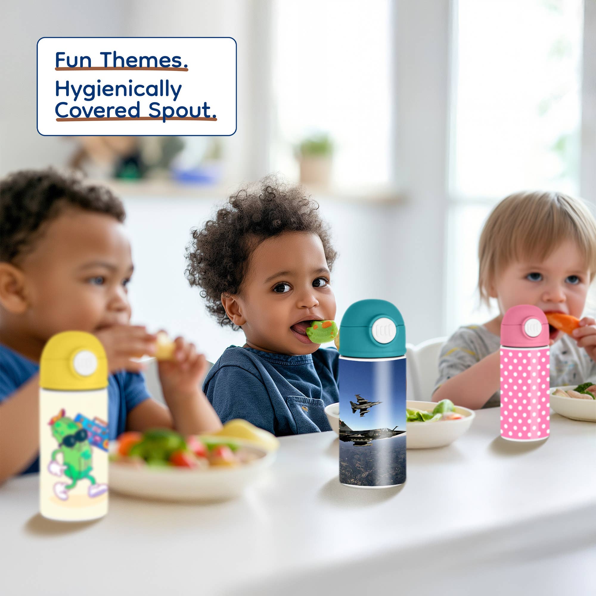 3dRose - Wholesale Water Bottle - 3dRose, Air Force, Kids Water Bottle4