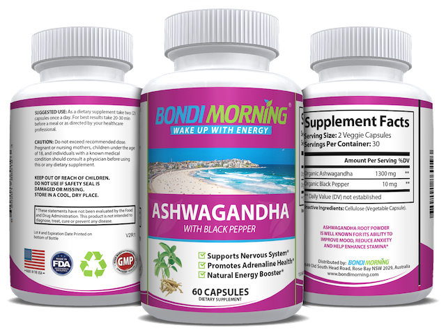 Bondi Morning - Wholesale Oral supplement/vitamin - Ashwagandha, 60 Capsules3