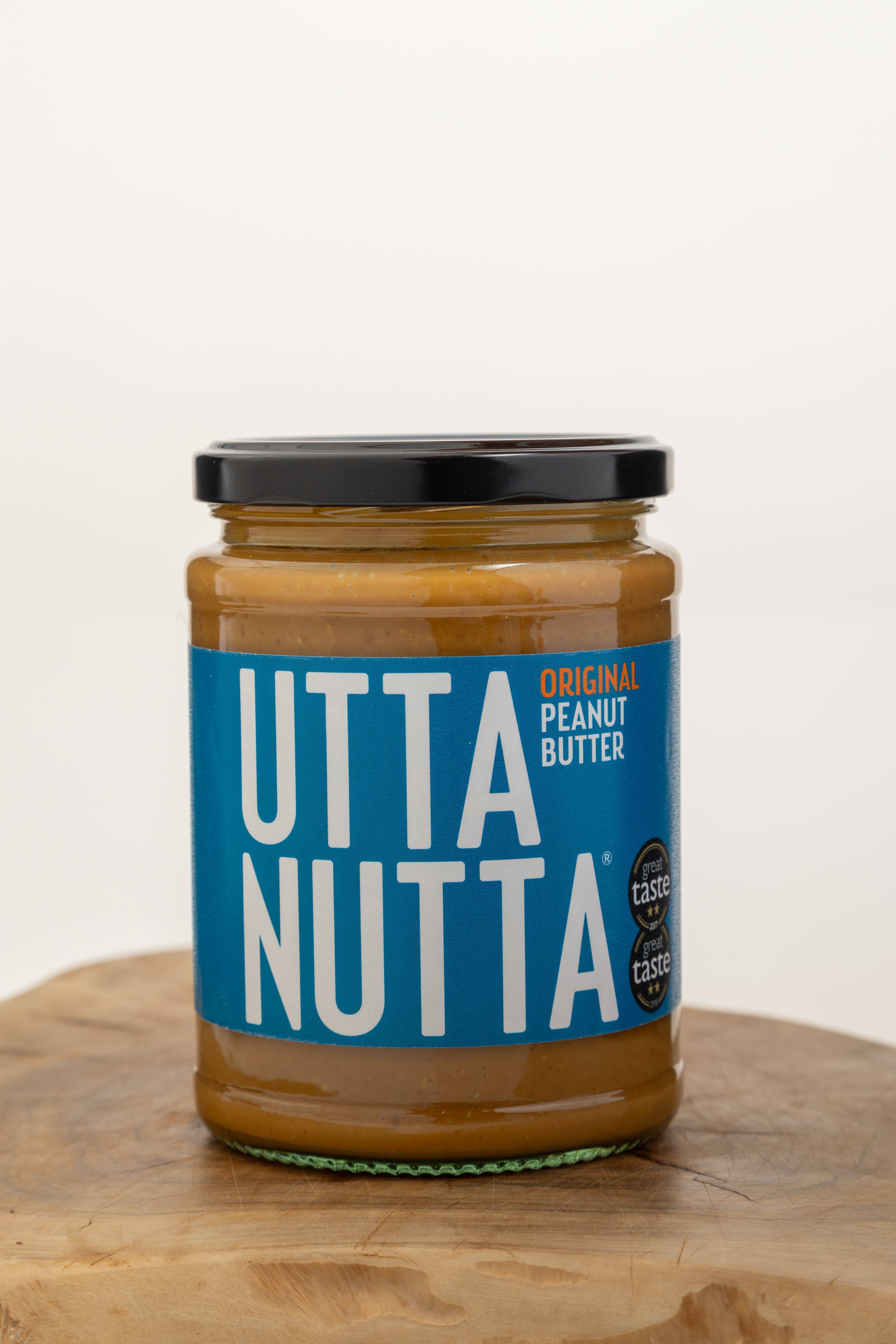 Utta Nutta – Engroshandel Nøddesmør – 535g ORIGINAL JORDNØDDESMØR STOR Keto Vegan Natural1