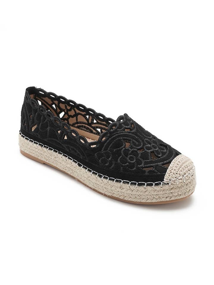 Joia Paris - Venta al por mayor Calzado plano - Mujer - Alpargatas planas estilo vaquero cómodas H8-868