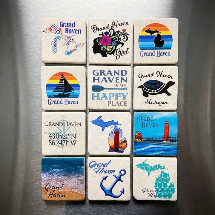 Noomoon - Wholesale Magnet - Dragonfly Always with You or Dragonflies Appear Stone Magnet1