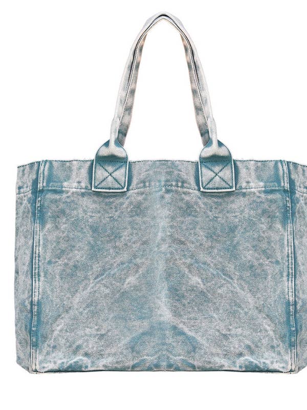 Vaskede Gamle Denim Skuldertasker DPB0311 for engroshandel hos Dipped Shop