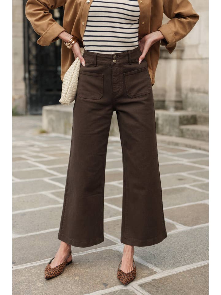 Oraije Paris - Vendita all'ingrosso Jeans - Donna - Jean Violette a campana17