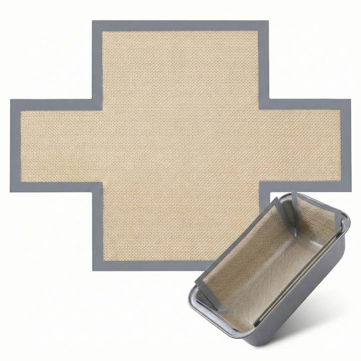 3-Piece Reusable Loaf Pan Liner with Nonstick Mesh and Easy Lift Design for wholesale by AK Brand