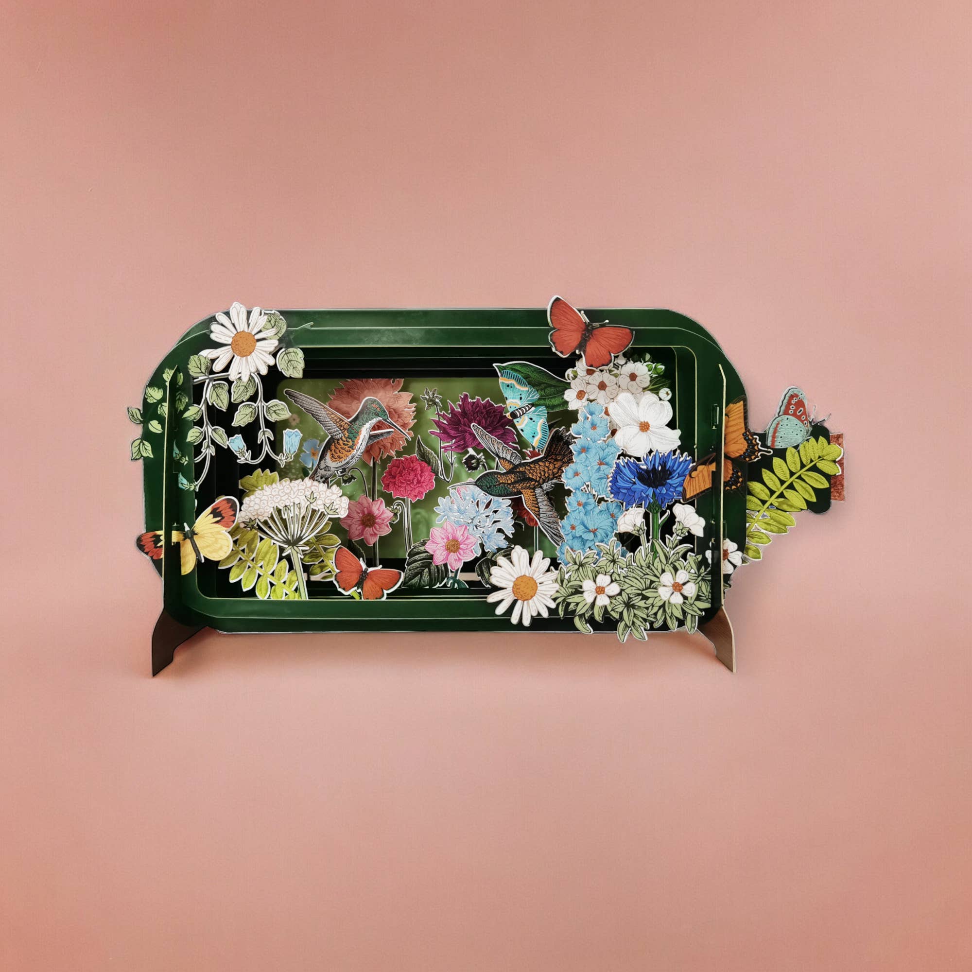 Alljoy Design - Venta al por mayor Tarjetas de felicitación - Tarjeta de felicitación diaria de colibríes emergentes