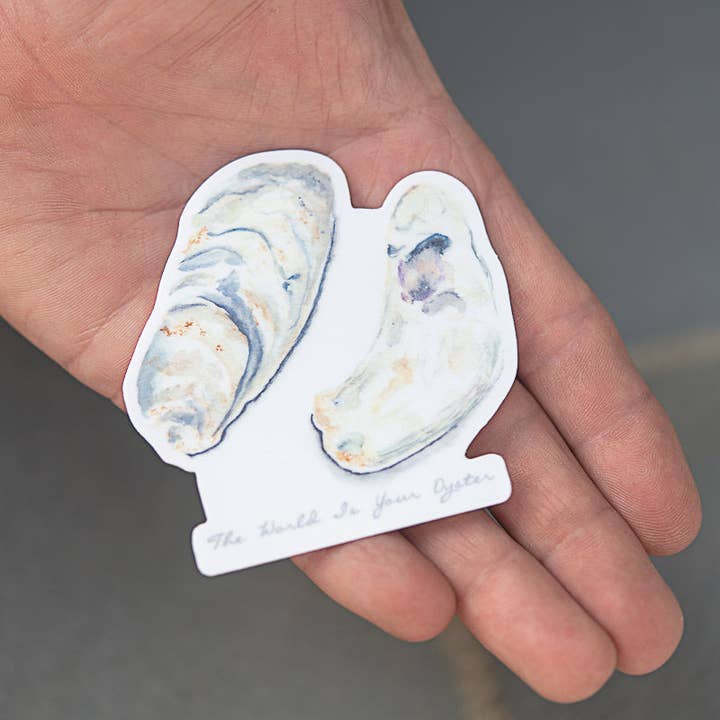 Finding Silver Pennies - Wholesale Sticker - Oyster Sticker