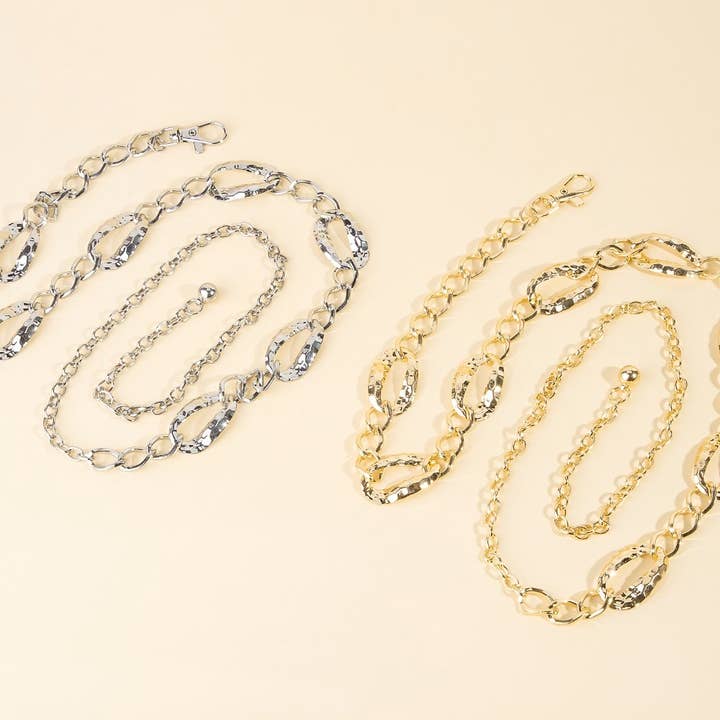 Kromme metalen ovale kettingriem voor wholesale door Anarchy Street