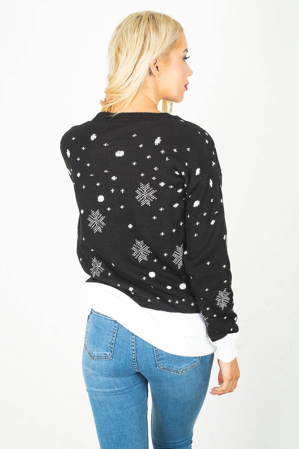 justyouroutfit - Wholesale Knit Sweater - Women's - Reindeer Christmas Jumper1