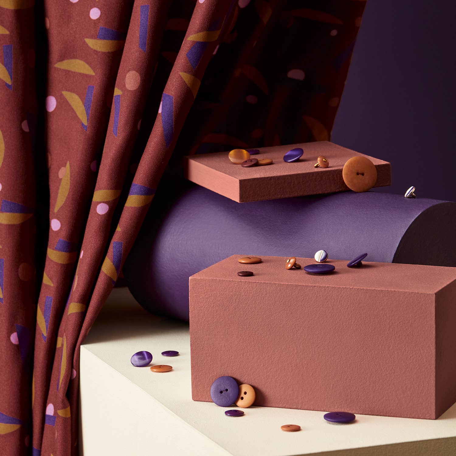 Atelier Brunette - Fabrics & Sewing Patterns Shop - Wholesale Fabric - "Java Rust" fabric3