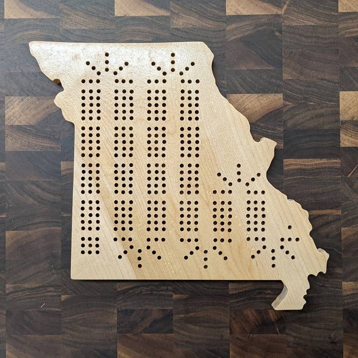 Missouri State MO Cribbage Board, Inkluderar pinnar! för wholesale av Arts and Craftsmanship
