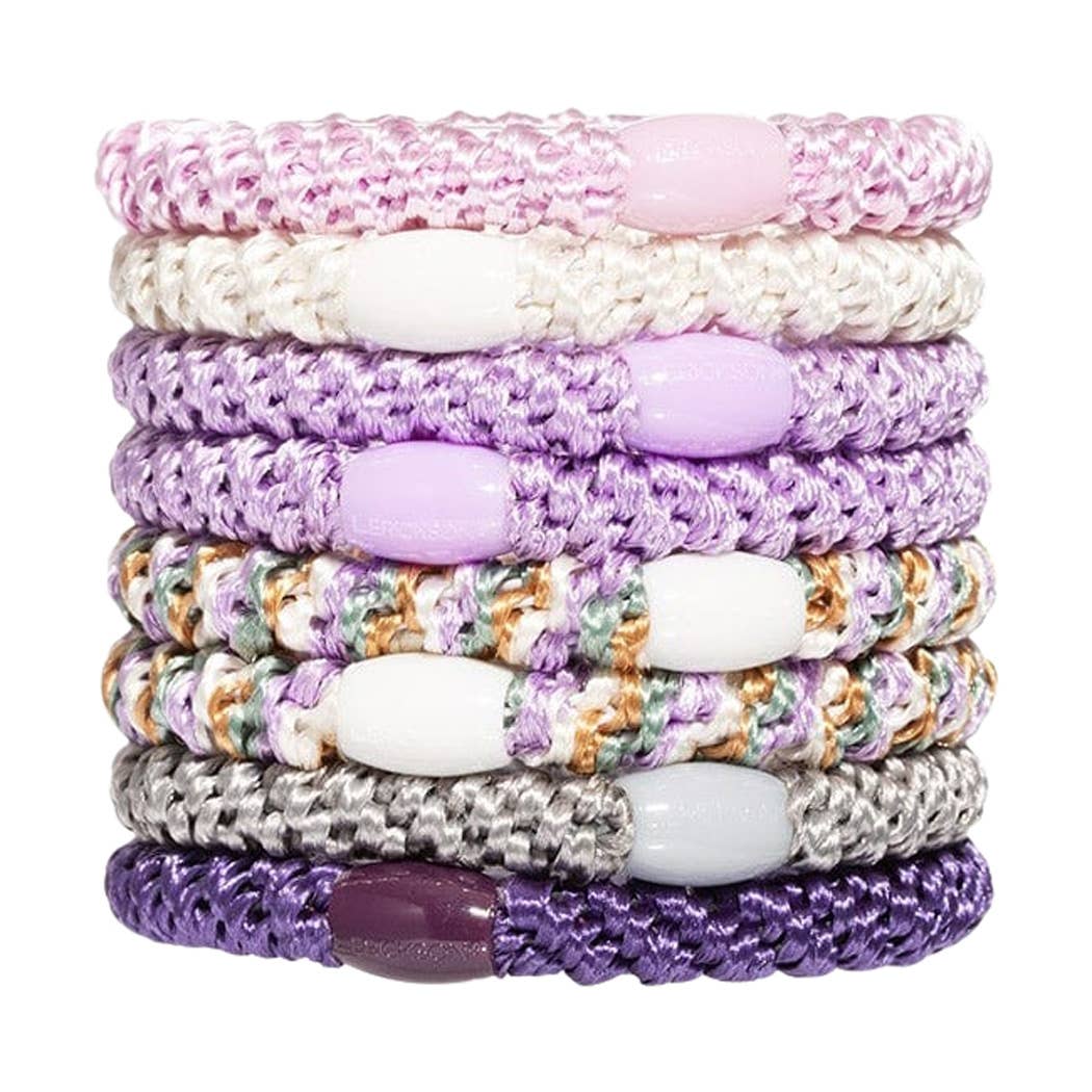 France Luxe/L. Erickson – Engroshandel Hårbånd - Dame – Grab & Go Hestehalebindere - Sæt med otte44