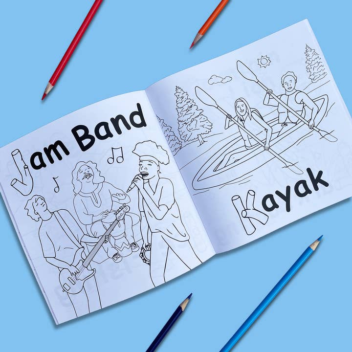 Sleepy Panther Design Co - Vente Livre de coloriage – enfant et bébé - Le livre de coloriage de l'alphabet du Colorado2