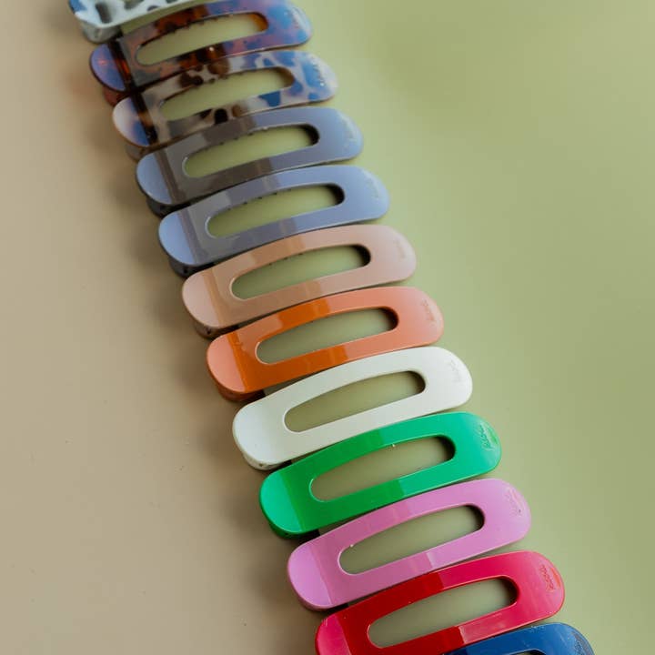 KAXI - Wholesale Hair Clip - Women's - OVERSIZED LAY DOWN CLAWS ( 33 COLORS )73