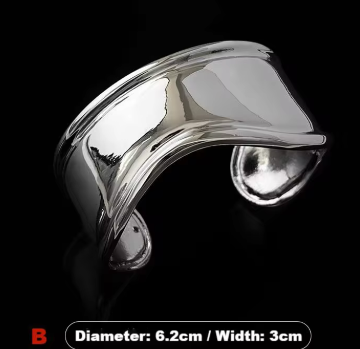 HoopLa – Pulseira de punho por atacado –  Pulseira Wonder Women Women Bone- Aço - Ouro 14K ou Prata7