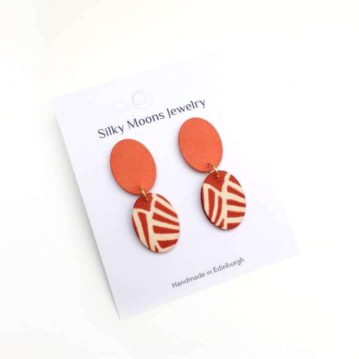 Silky Moons Jewelry – wholesale Dangle earrings – Ellipse Drops Dangle Stud Earrings8