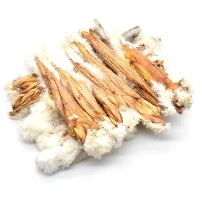 Cernunos - Venta al por mayor Chuches - Perros - Piel de conejo para perros con pelaje natural0