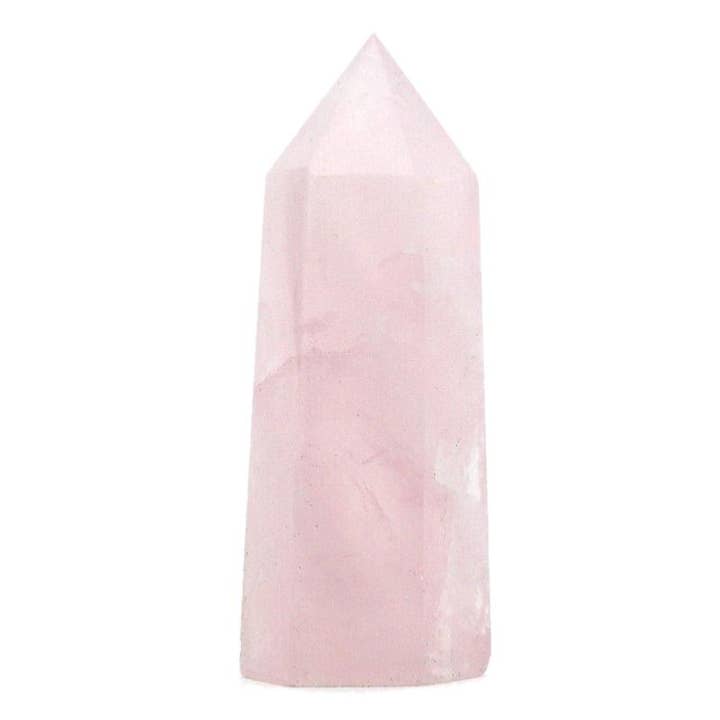 Rose quartz prism Madagascar A - 55-80mm for wholesale by La Boîte à Cailloux