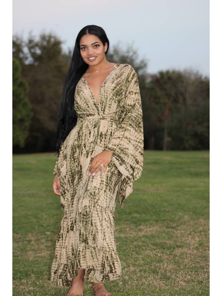 Foutaz LLC - Wholesale Kimono - Women's - Long Sleeve Boho Kimonos, Long Duster , Case of mixed colors1