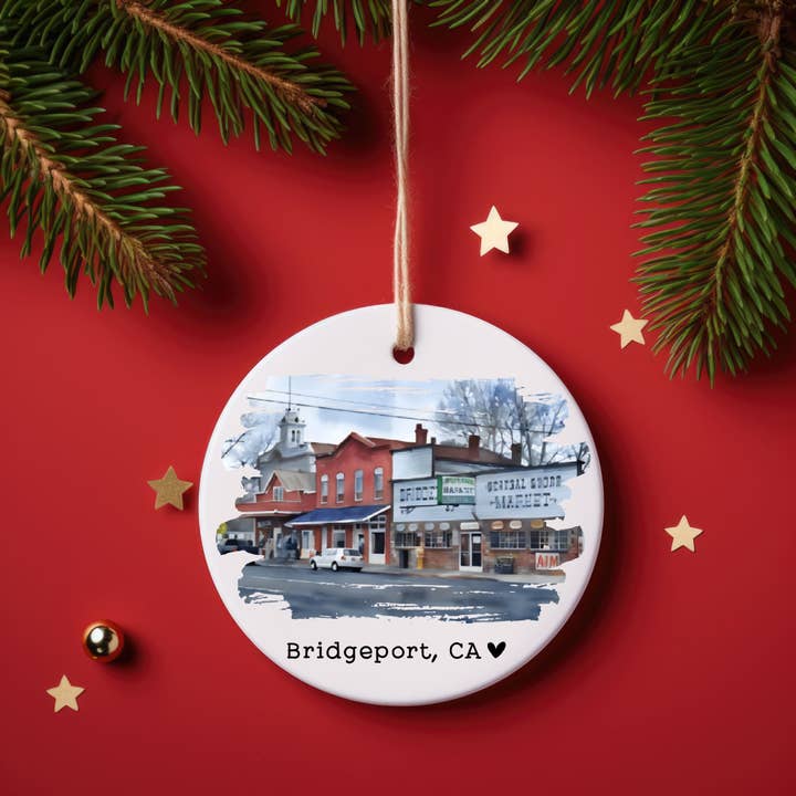 Tahoe Toffee Candy Co. - Wholesale Ornament - Bridgeport California Christmas Ornament