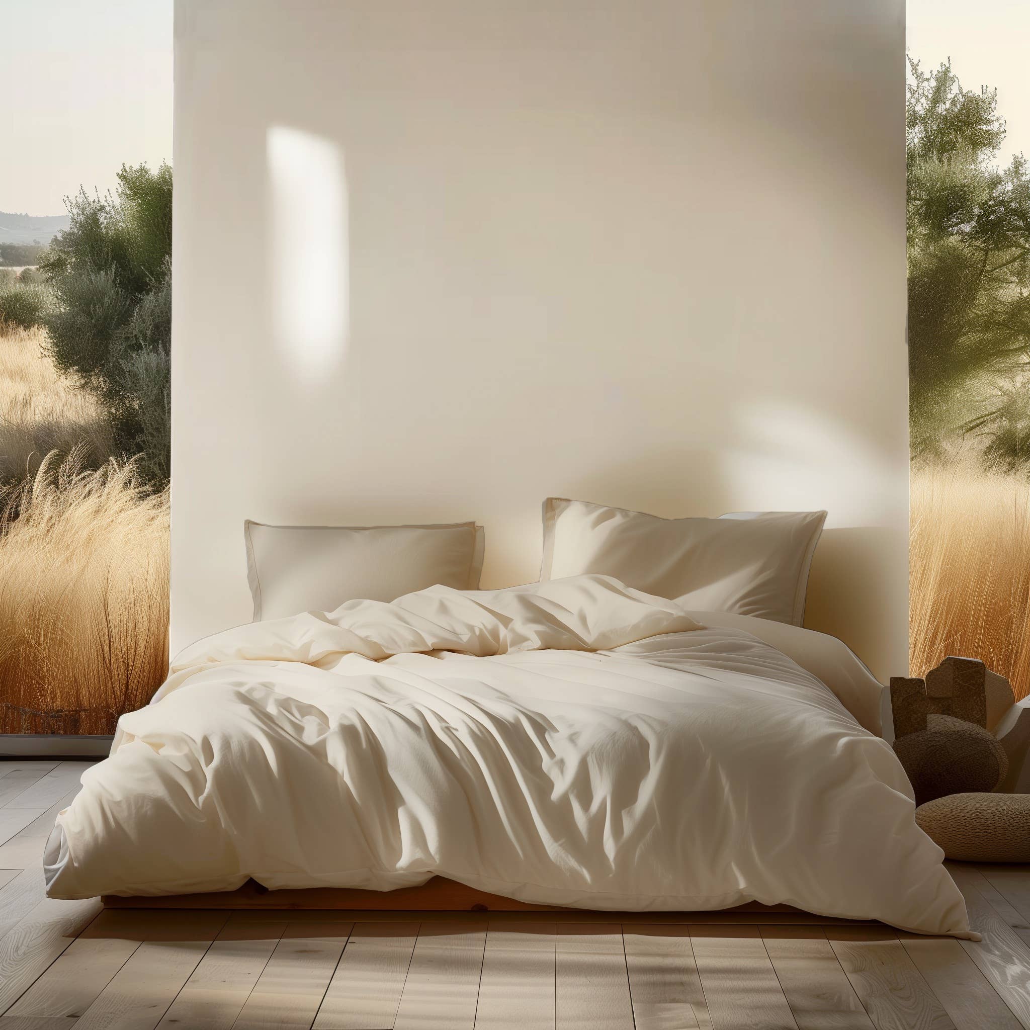 Sleep & Beyond – wholesale Sheet set – 100% Organic Cotton 300TC Percale Sheet Set0