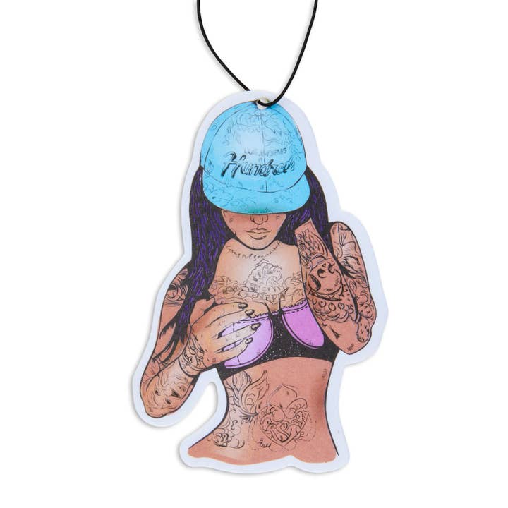 Hundreds Girl Air Freshener Pack of 12 for wholesale by Fresh Fresheners