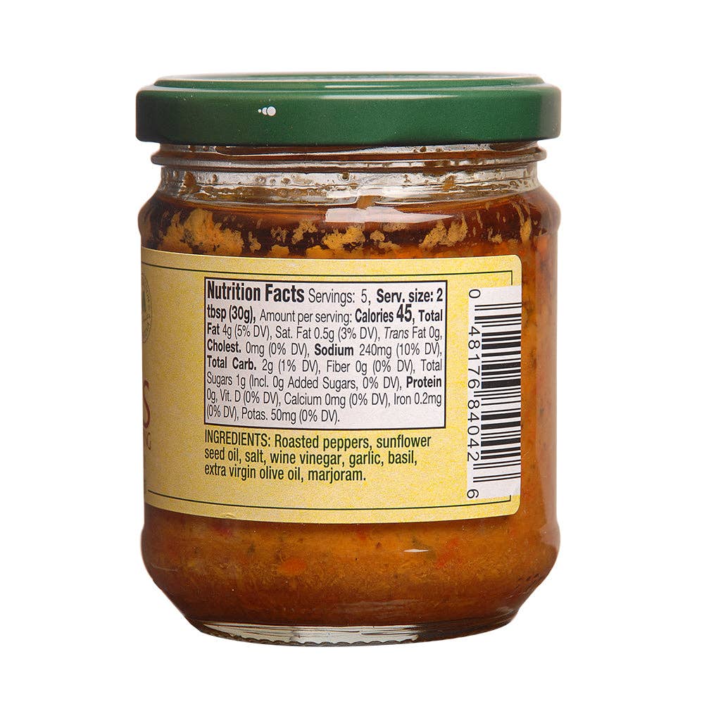 Fine Italian Food - Wholesale Sauce - Roasted Peppers Bruschetta, 6 oz.4