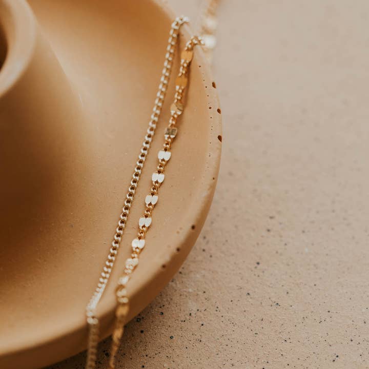 Hello Adorn - Wholesale Link & Chain Bracelet - Wild + Free Bracelet | 14kt Gold Fill + Sterling Silver
