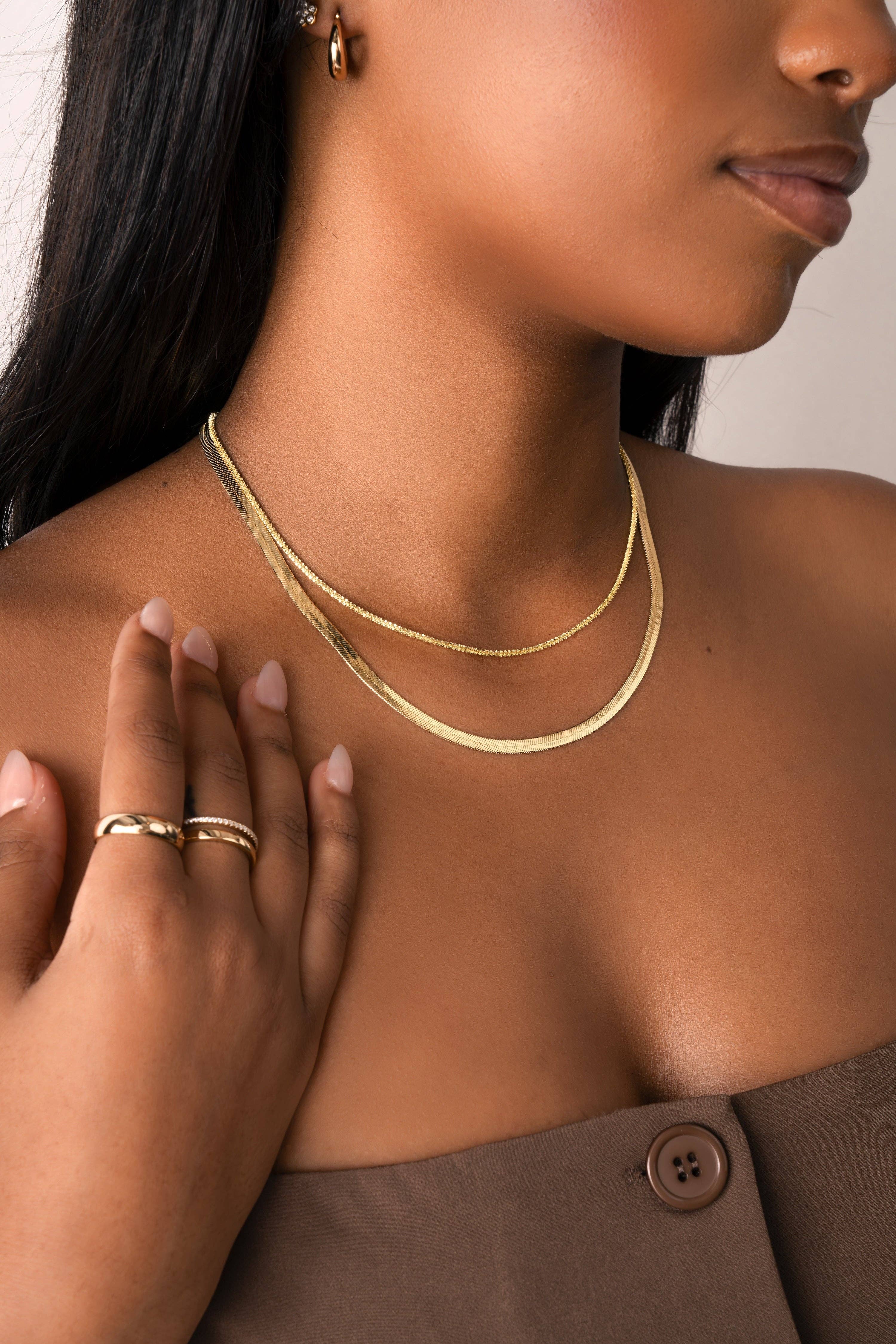 Sami Jewels - Vendita all'ingrosso Collane a catena e maglie - Collana a catena con taglio diamantato6