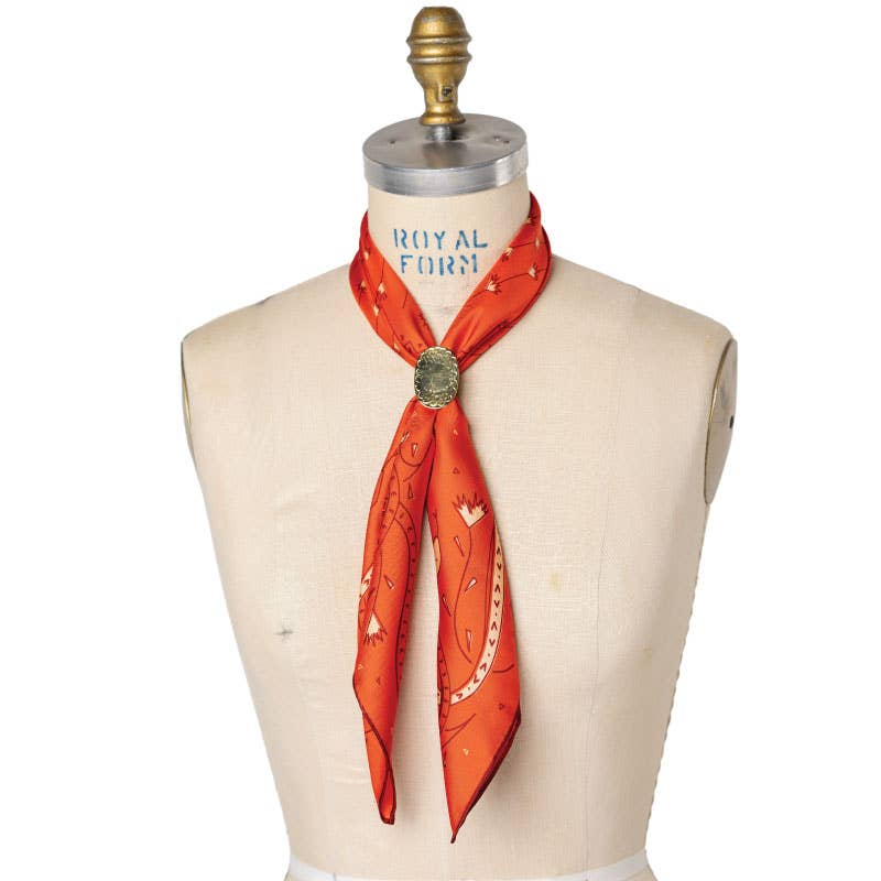 Jenni Earle - Wholesale Scarf - Women's - “Own Your Power” Hand-Illustrated Silk Scarf – 100% Silk4