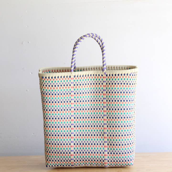 Bolso de mano beige con colores de MexiMexi para venta al por mayor de MexiMexi