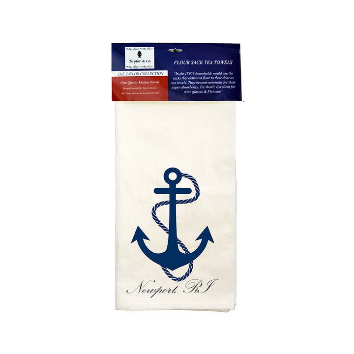 Taylor & Co. - The Taylor Collection - Wholesale Tea Towel - Printed Flour Sack Towels with Name Drop - Min 72 Pieces1