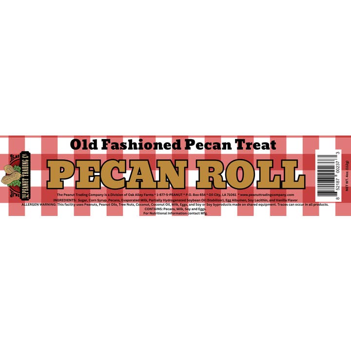Peanut Trading Company - Pecan Roll for wholesale by State Street Snacks