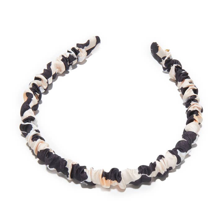 Lele Sadoughi - Wholesale Fashion Headband - Women's - LEOPARD JESSIE SILK HEADBAND