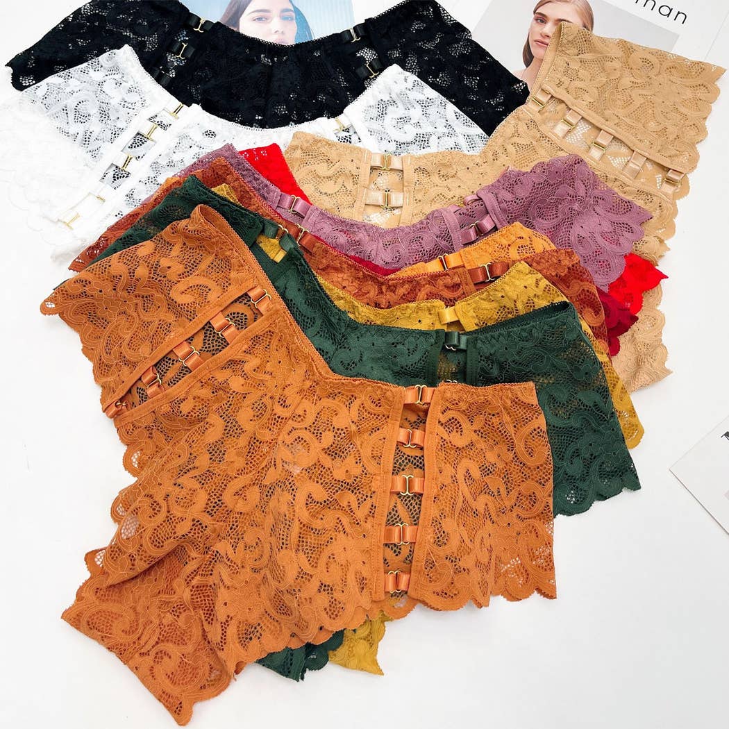 Curvy Fix - Wholesale Shapewear - Women's - Lace Plus Size Smooth Shaping Brief Panty for 120-240 lbs13