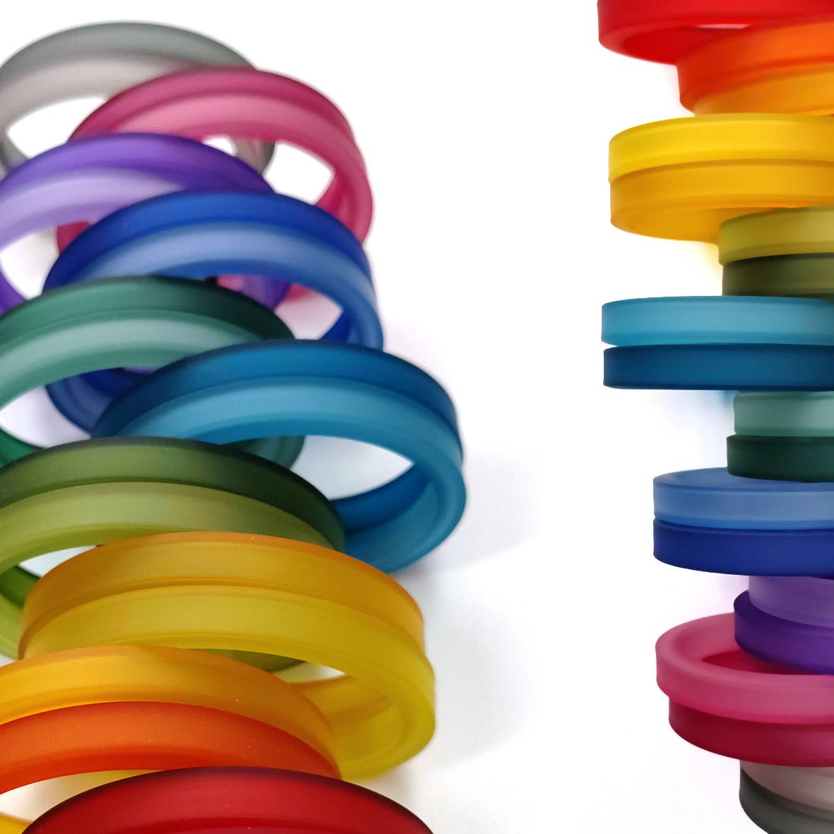 ALEX+SVET - Wholesale Bangle Bracelet - YUNA°DUO set of 2 rubber bracelets ESSENTIALS11