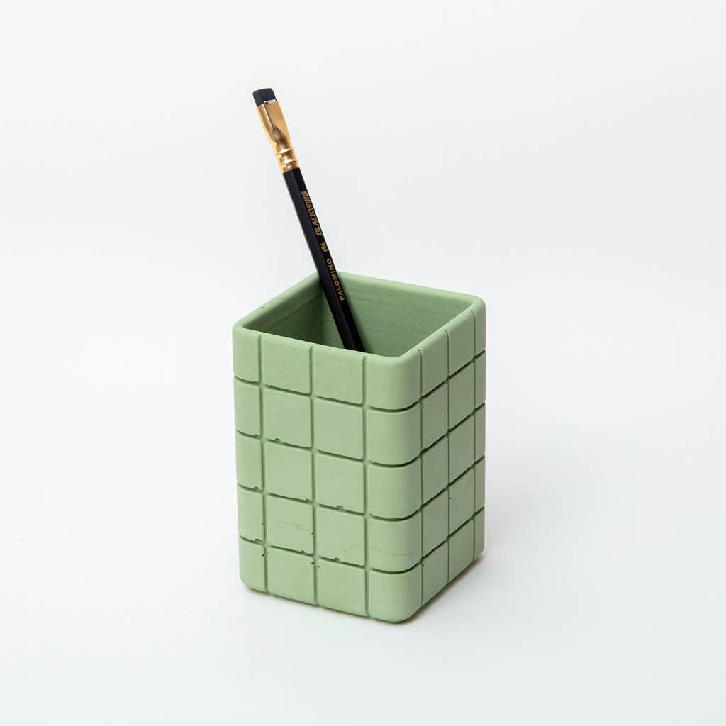 Block Design – wholesale Pen & pencil holder – Tile Desk Tidy3