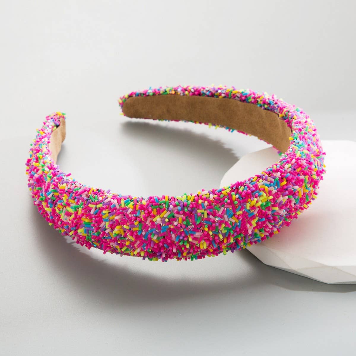 ACCITY - Wholesale Fashion Headband - Women's - ICE CREAM CAKE ROUND HEAD HOOP HEADBAND_CWAHA072825