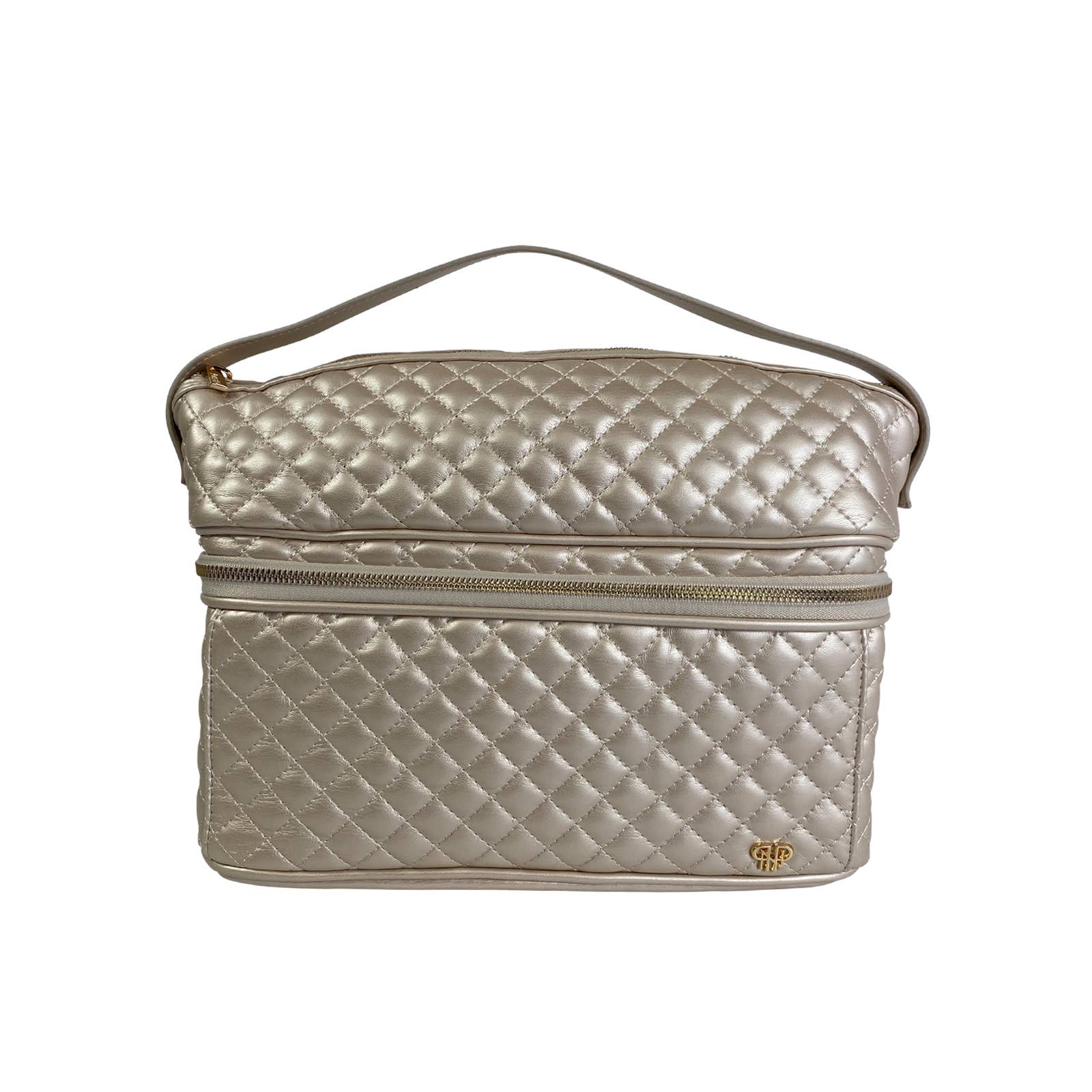 PurseN (new) - Venta al por mayor Neceser - Mujer - Bolso de Viaje Estilista - Acolchado Perla