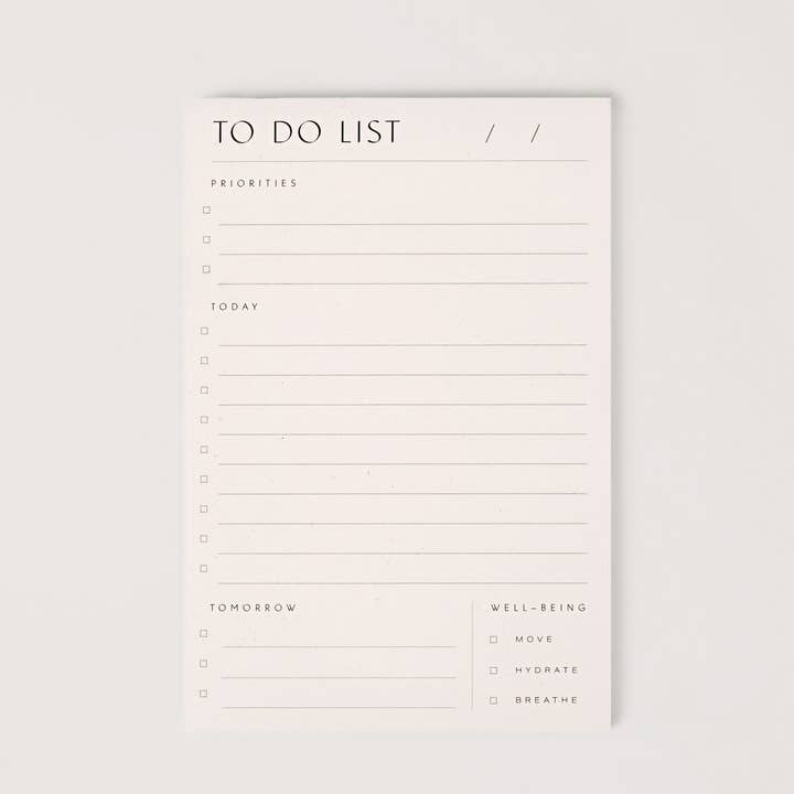 Wilde House Paper - Wholesale Notepad - To Do List Pad
