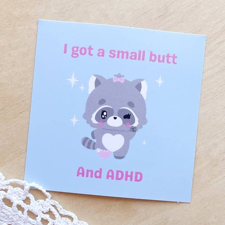 Basura Gang - Wholesale Sticker - Small Butt ADHD Sticker0