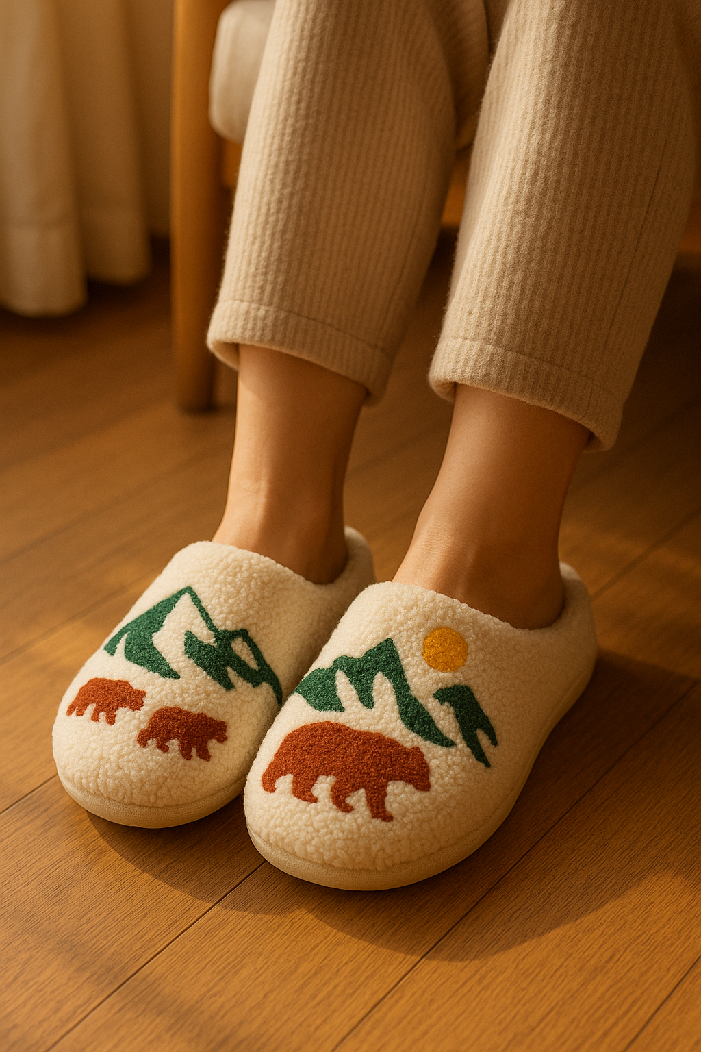 Northern Icons Creations INC - Wholesale Slippers - Unisex - Mountain Tale Cozy SLIPPERS0