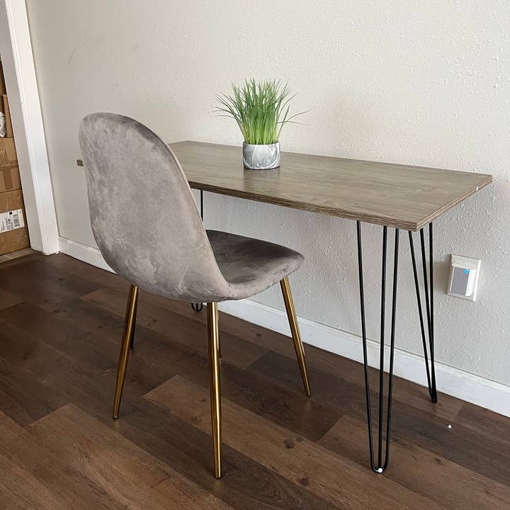 Pozbee - Wholesale Console table - Wood Writing Desk 43", Retail Store Display Table3