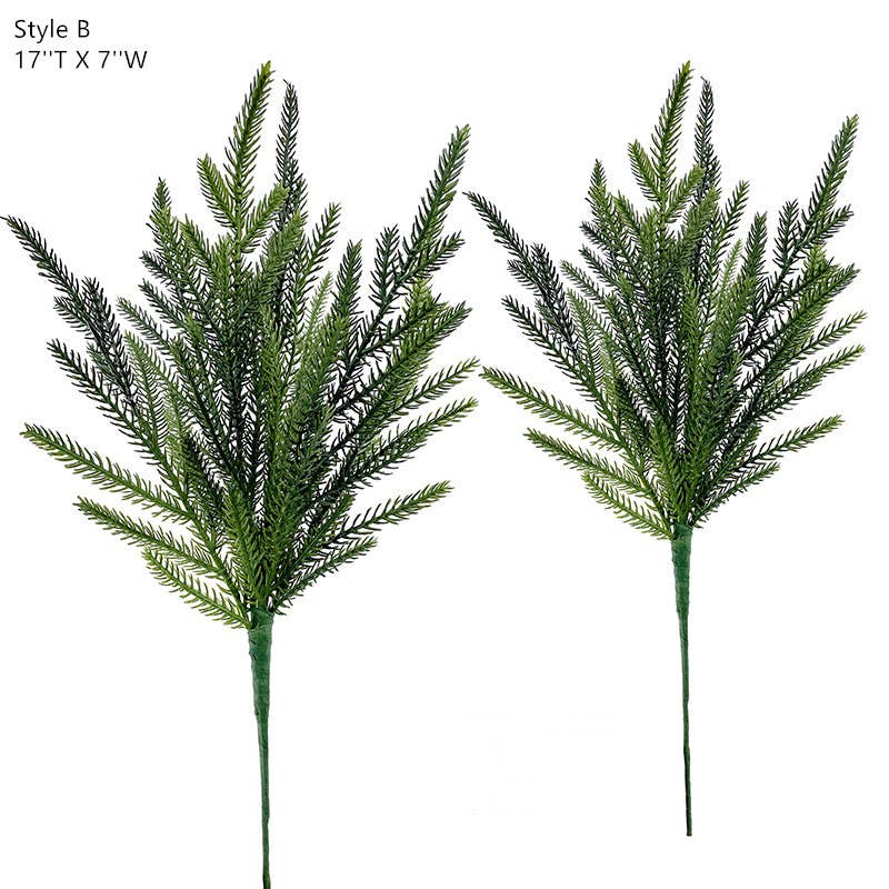 Sweet Home Deco - Wholesale Christmas Decoration - 17‘’T Soft Touch Artificial Winter Pine Evergreen Branch1