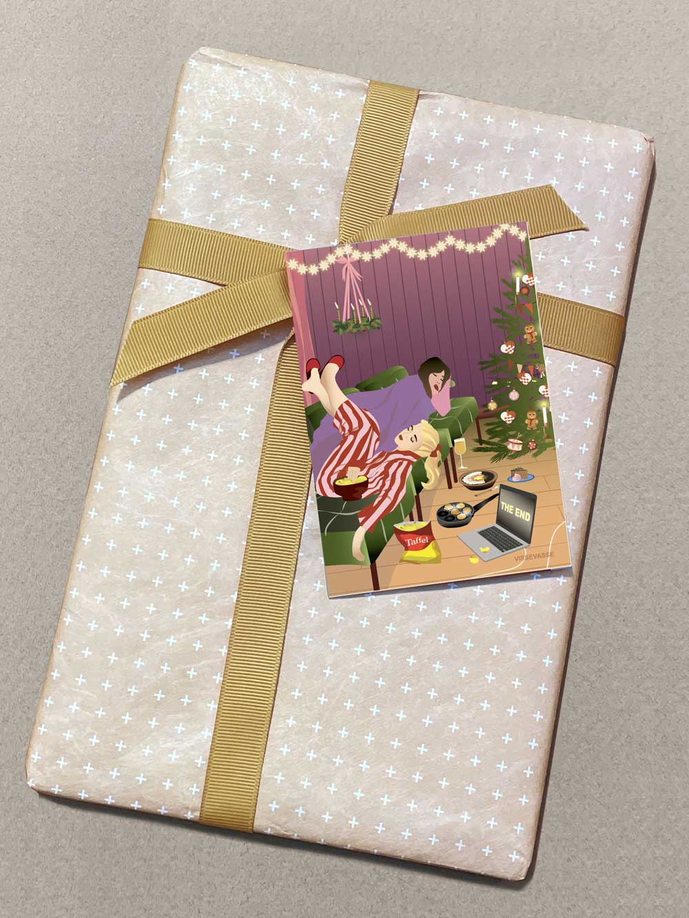 ViSSEVASSE - Wholesale Gift Tag Label - LEFTOVERS & LAZY DAYS - mini card1