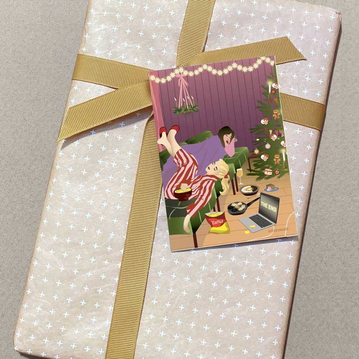 ViSSEVASSE - Wholesale Gift Tag Label - LEFTOVERS & LAZY DAYS - mini card1