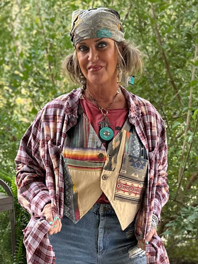 Crisp Morning Air Flannel - Lilac for wholesale by Jaded Gypsy